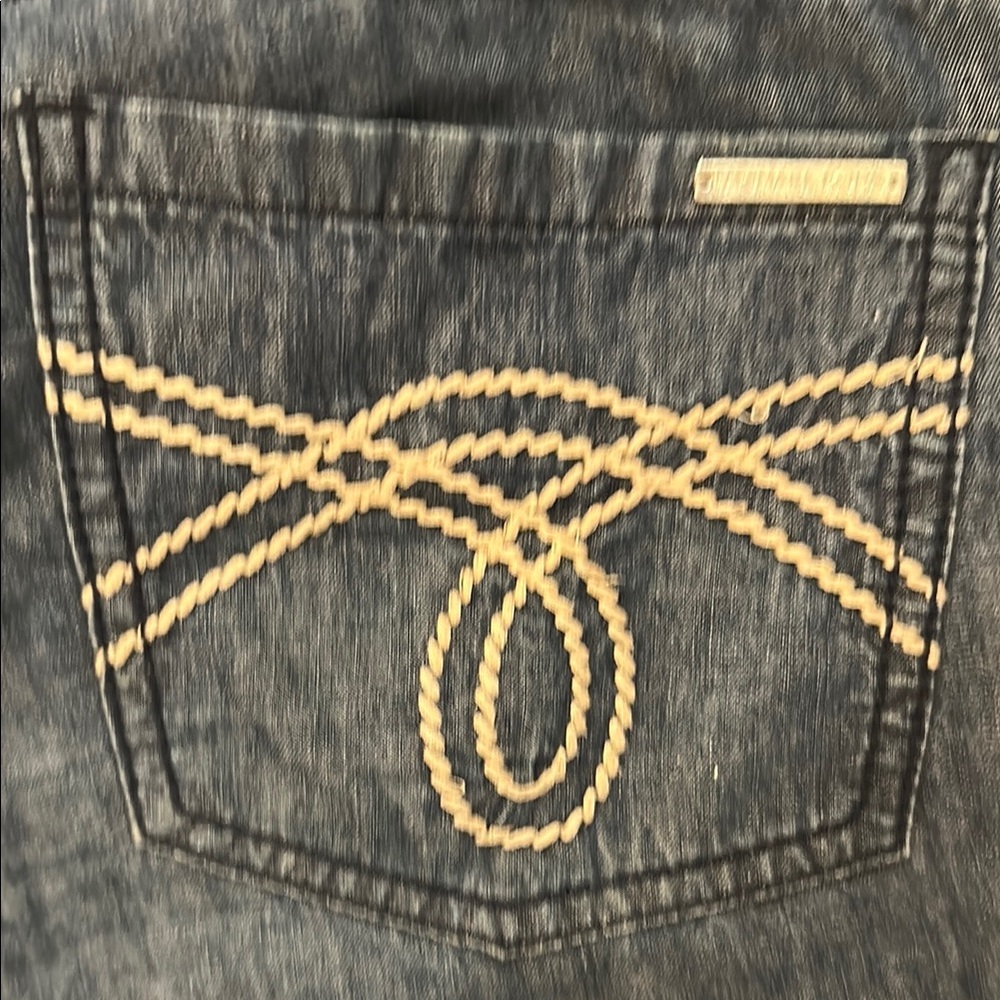 Michael Kors Dark Blue Denim Jeans - Picture 10 of 10